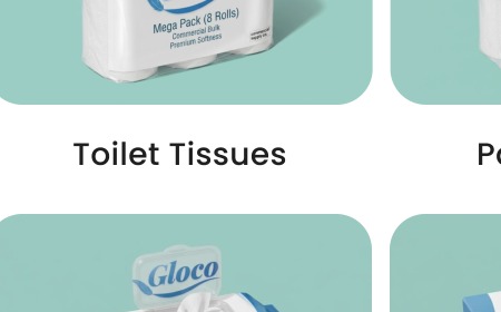 Gloco toilet tissue products